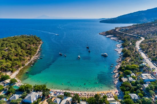 Aliki Beach, Isola di Thassos - Grecia