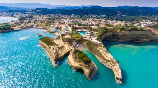 Canal D'Amour a Sidari, Isola di Corfu - Grecia