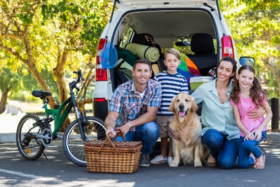 Breve vacanza con la famiglia