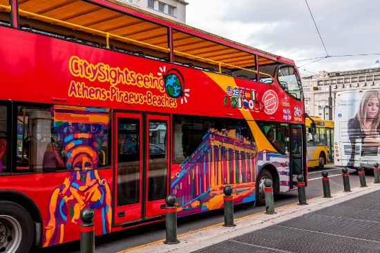 Bus turistici a Atene