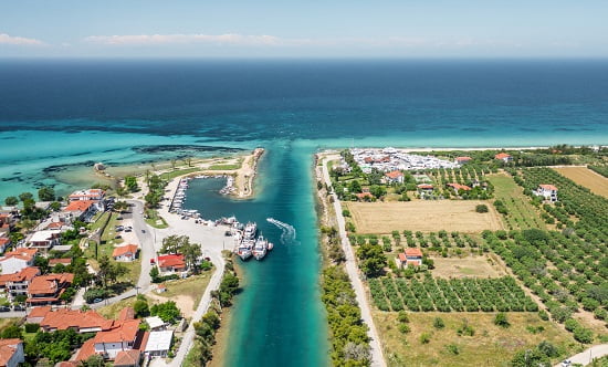 Canale di Nea Potidea, Salonicco