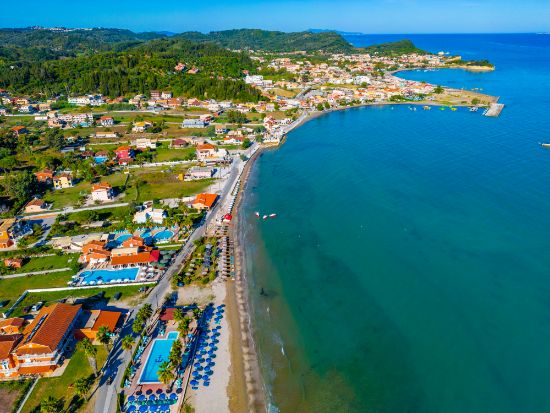 Costa e spiagge di Sidari a Corfù