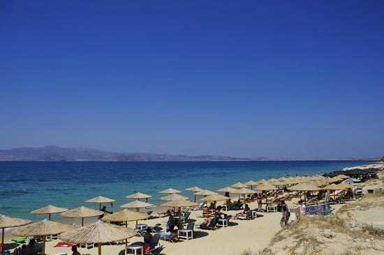 Naxos: spiaggia di Plaka