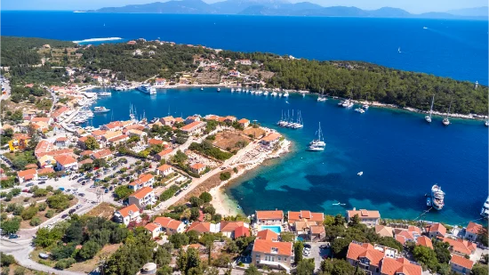 Fiskardo nel nord di Cefalonia