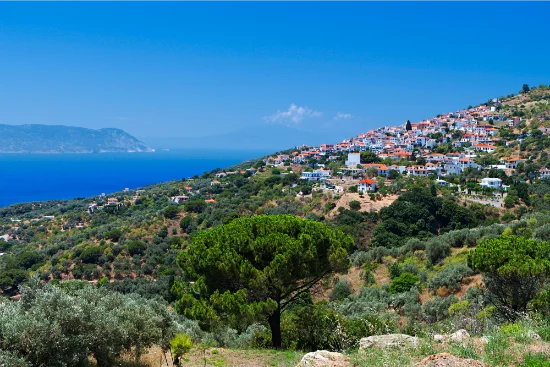 Glossa, Skopelos, Grecia
