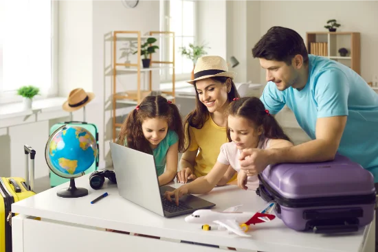 Organizzare una vacanza con la famiglia