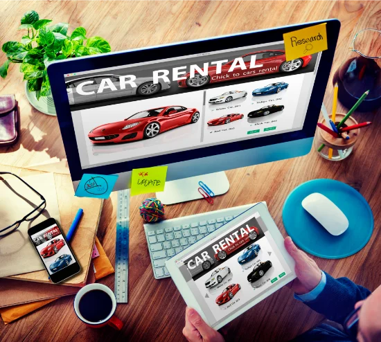 Prenotazione online del noleggio auto