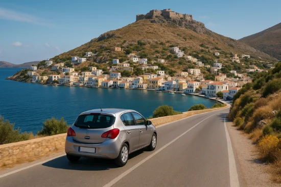 Strada costiera di Leros