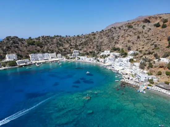 Baia di Loutro nella Creta meridionale